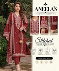 Premium Dhanak Heavy Embroidered 3PC Suit – Premium Winter Edit
